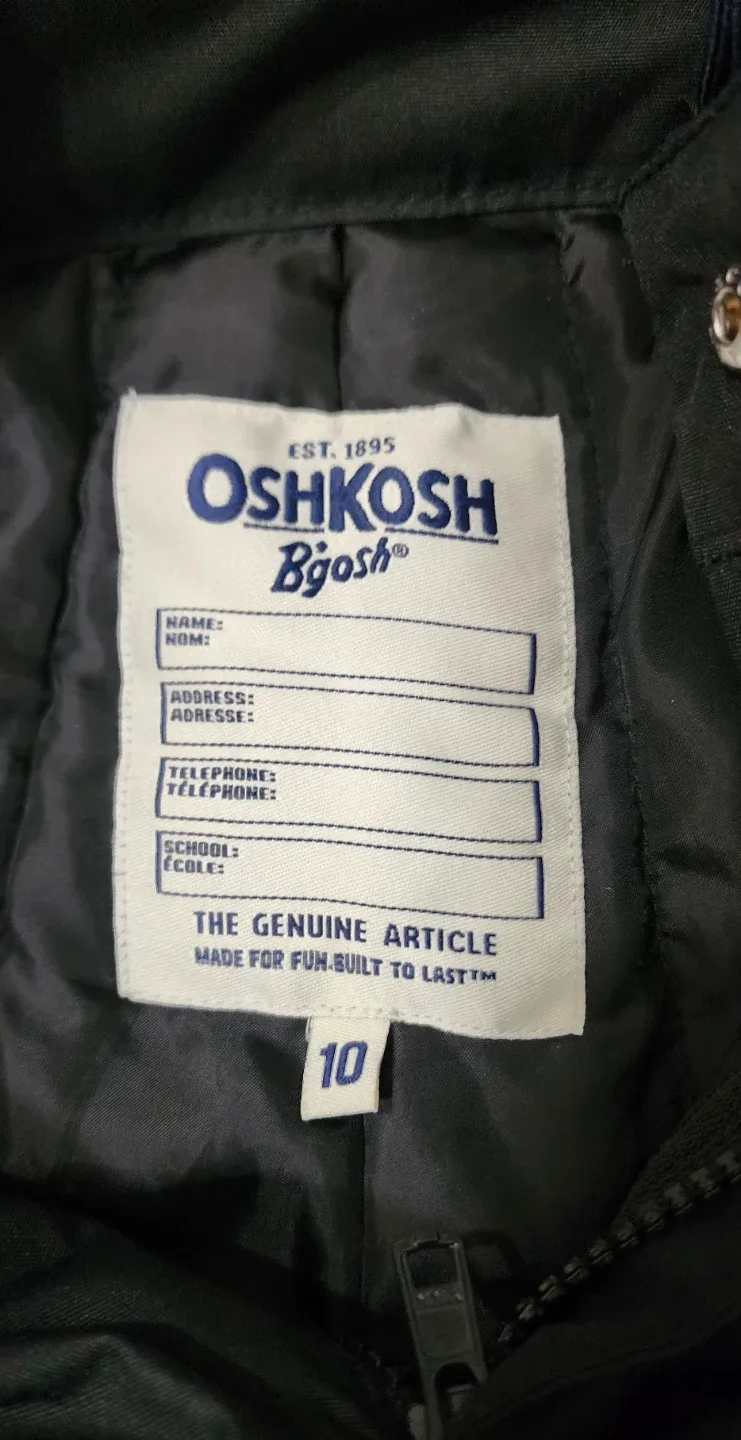 OshKosh kids Black Snow Pants - Size 10 ( MovingOut Sale) image indicator(3)