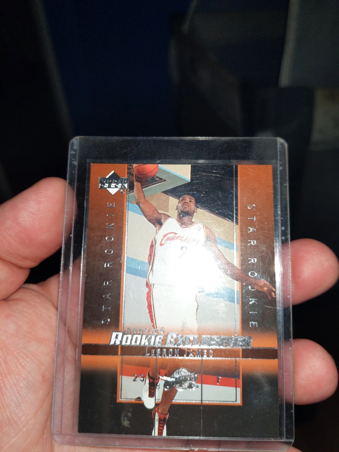 Lebron James upper deck 2003