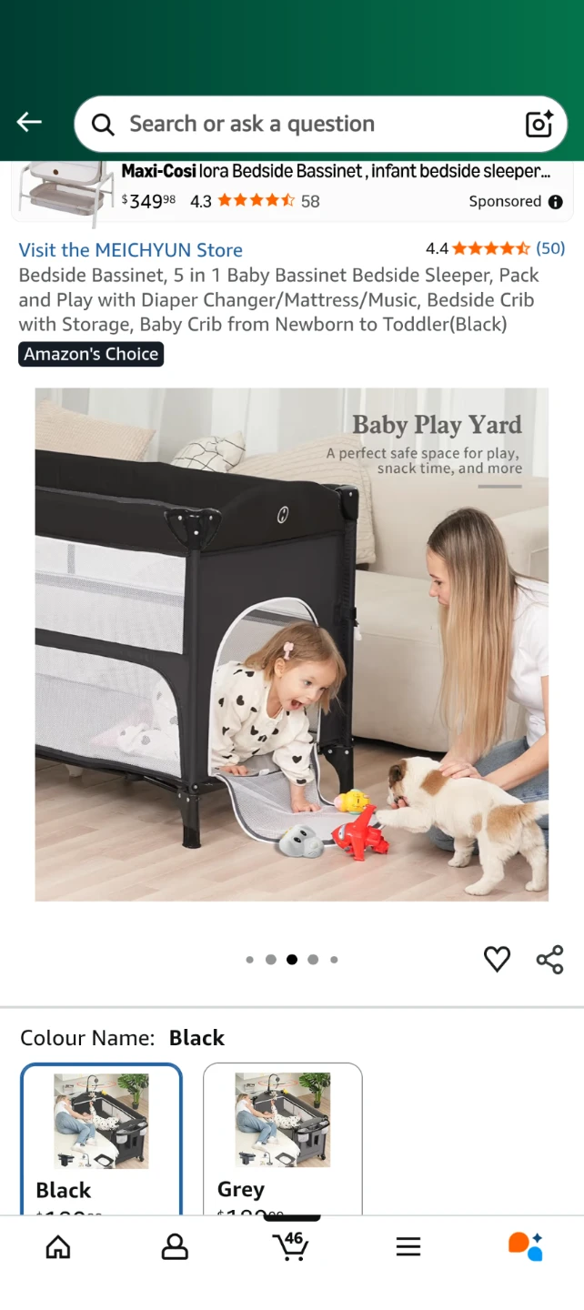 Bedside Bassinet, 5 in 1 Baby Bassinet Bedside Sleeper - photo 4