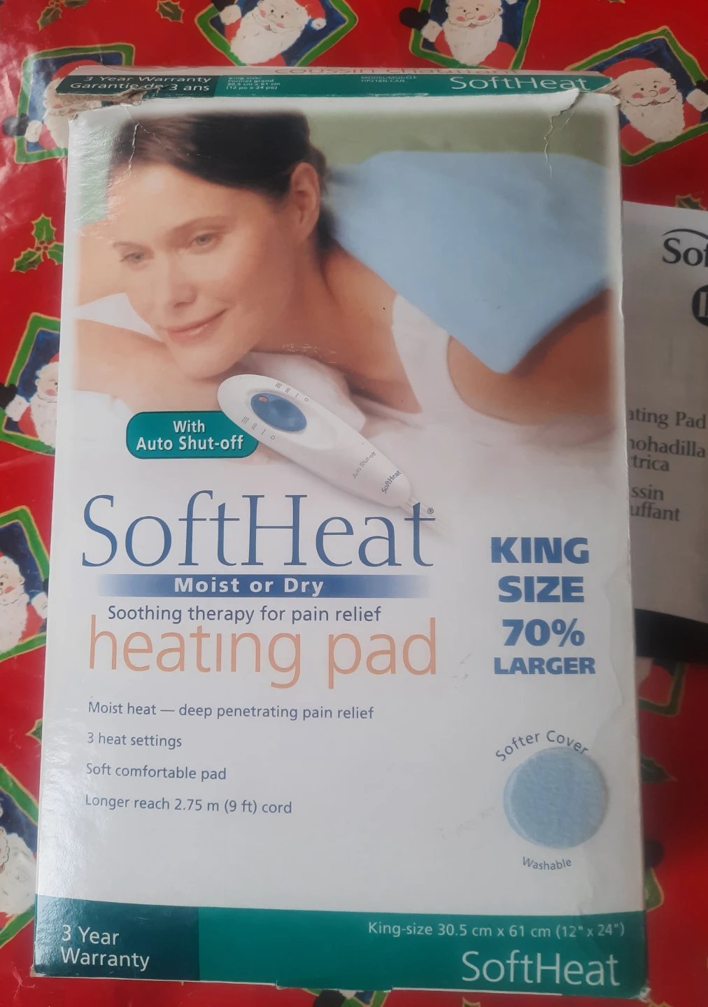 SoftHeat King Size Heating Pad - in Box!