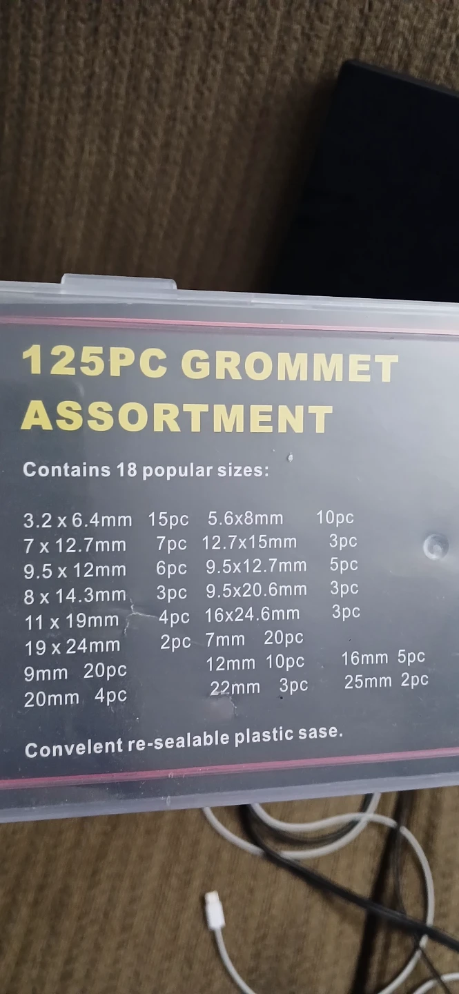 125pc Grommet Assortment