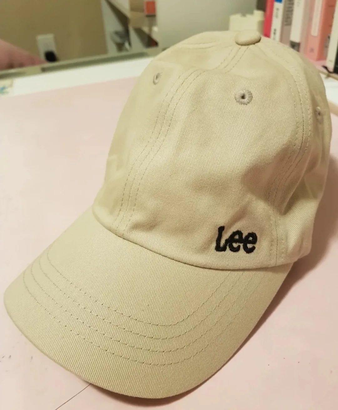 Lee Beige Baseball Cap