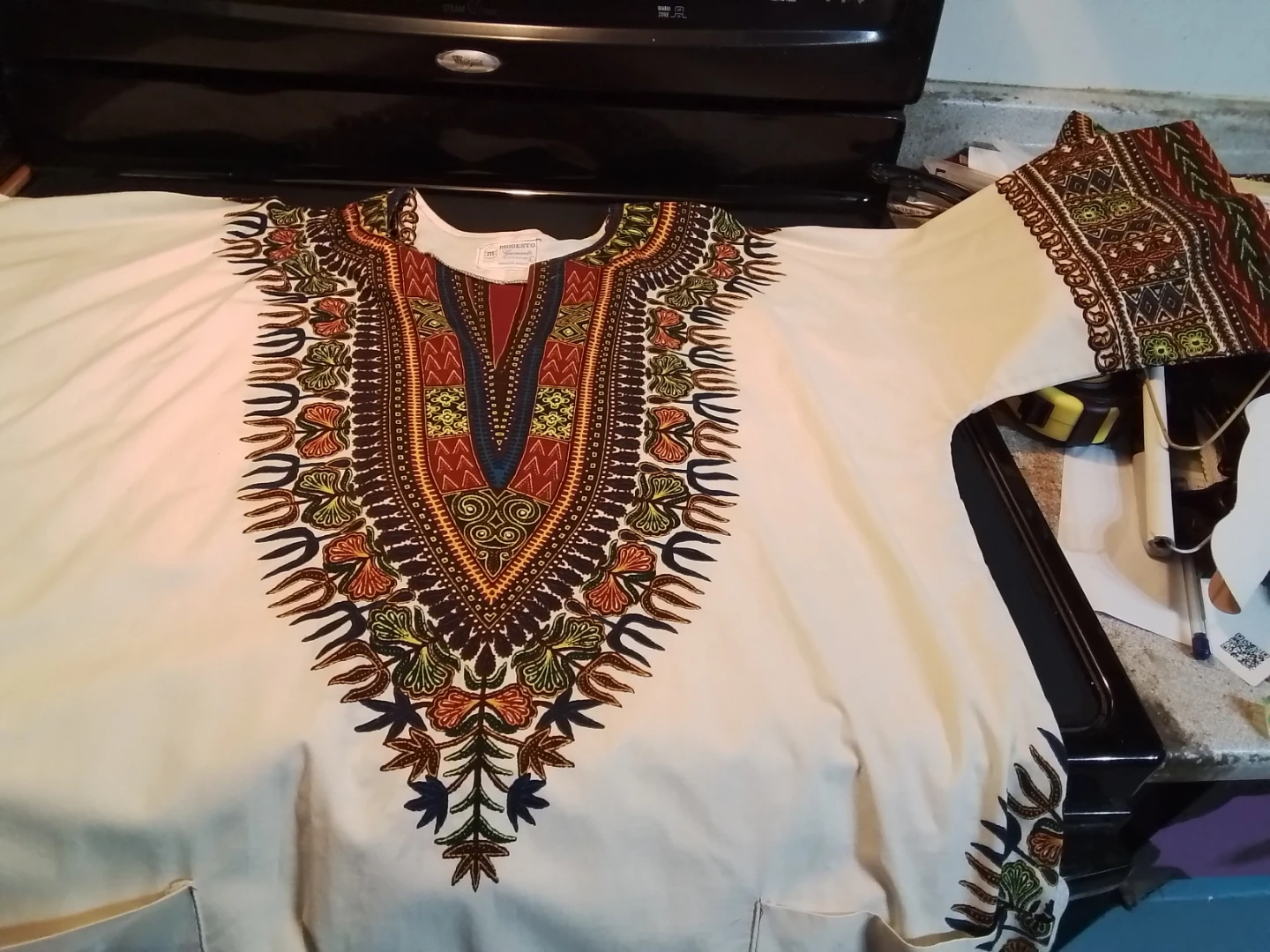 Modesto Garments Dashiki Shirt - Size L - photo 2