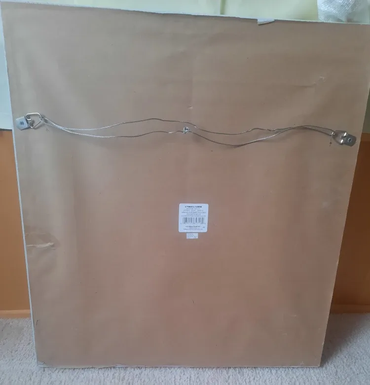 White Frame Mirror - 22x24 inch image indicator(4)