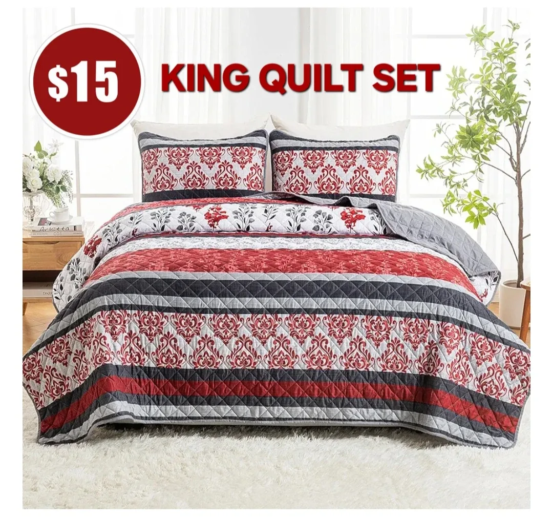 King Quilt Bedding Set