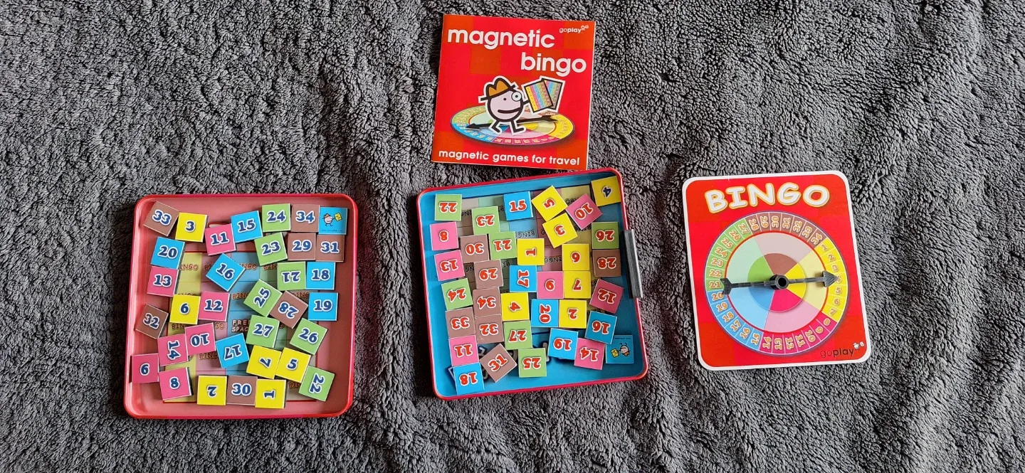 GoPlay Magnetic Bingo Travel Game #Cleanout