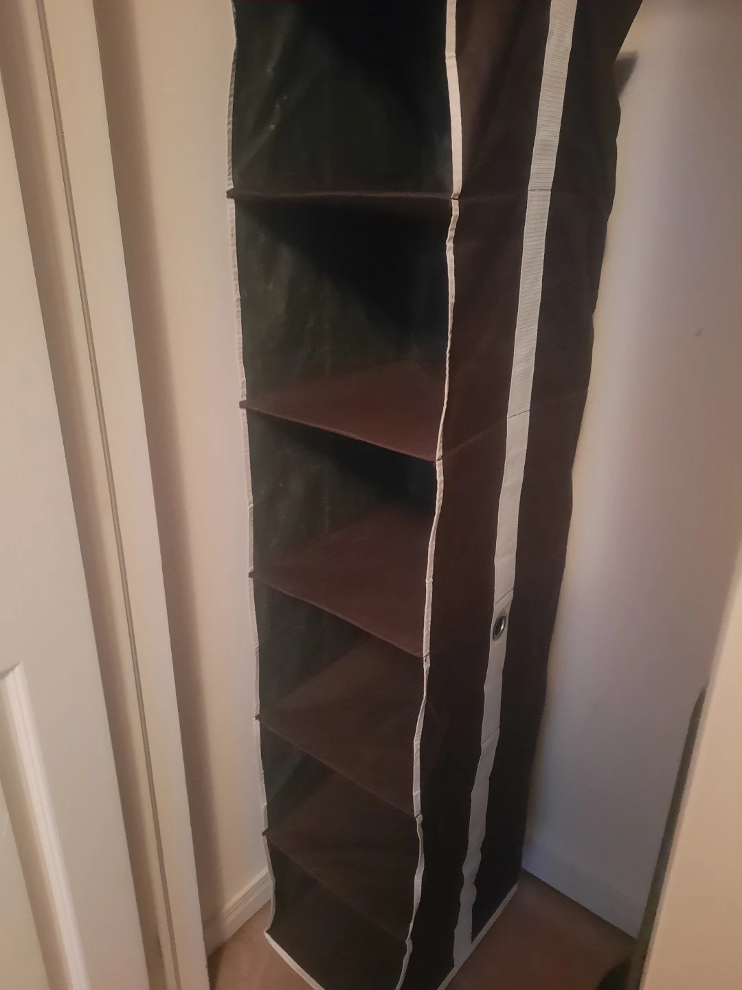 Hanging Closet Organizer Brown