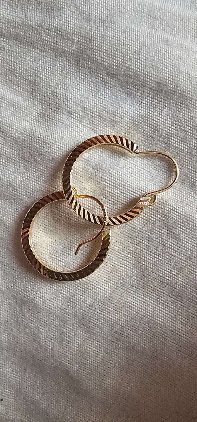 Gold Hoop Earrings image indicator(2)