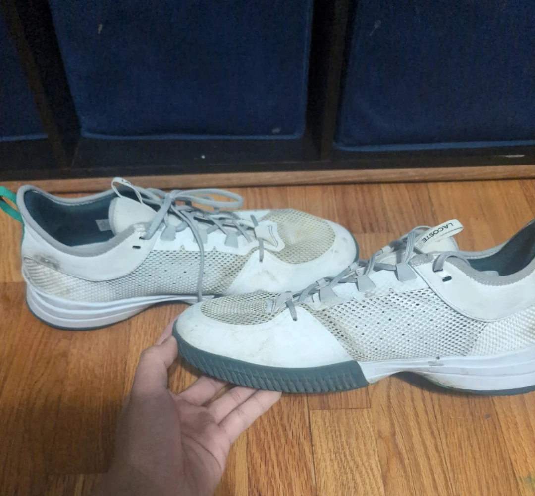 Lacoste White Sneakers - Men's Size 13 - photo 4