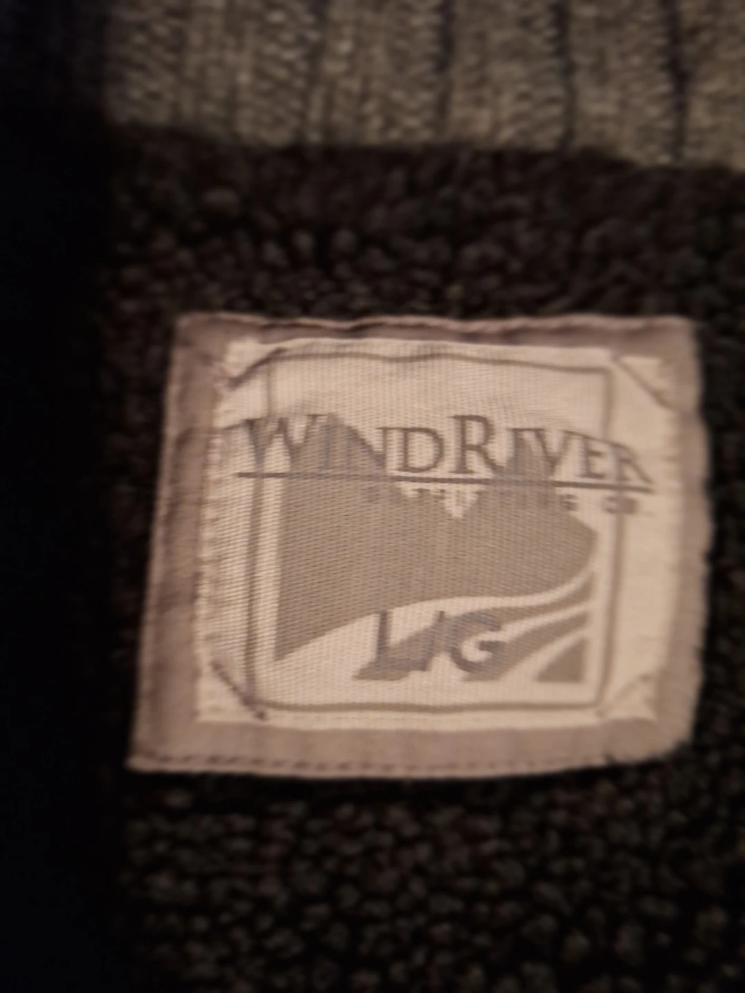 #gifting Wind River Men's Grey Cable Knit Cardigan - Size Large - photo 2