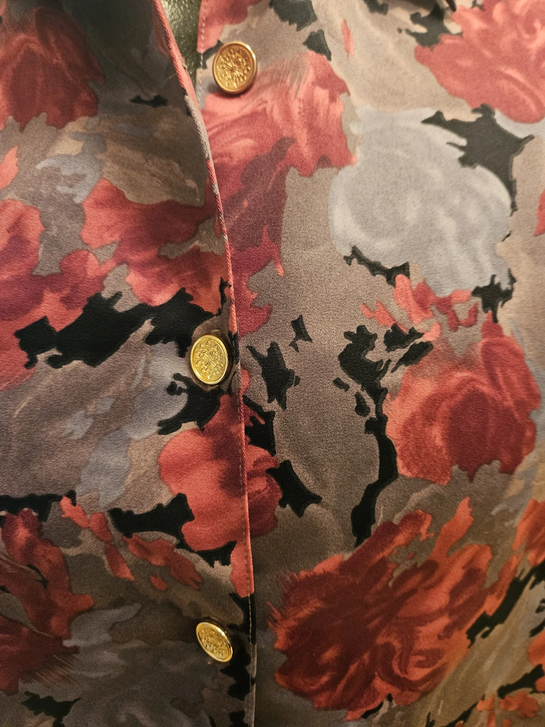 Sun Flower Floral Button-Down Shirt - Size 11 - photo 2