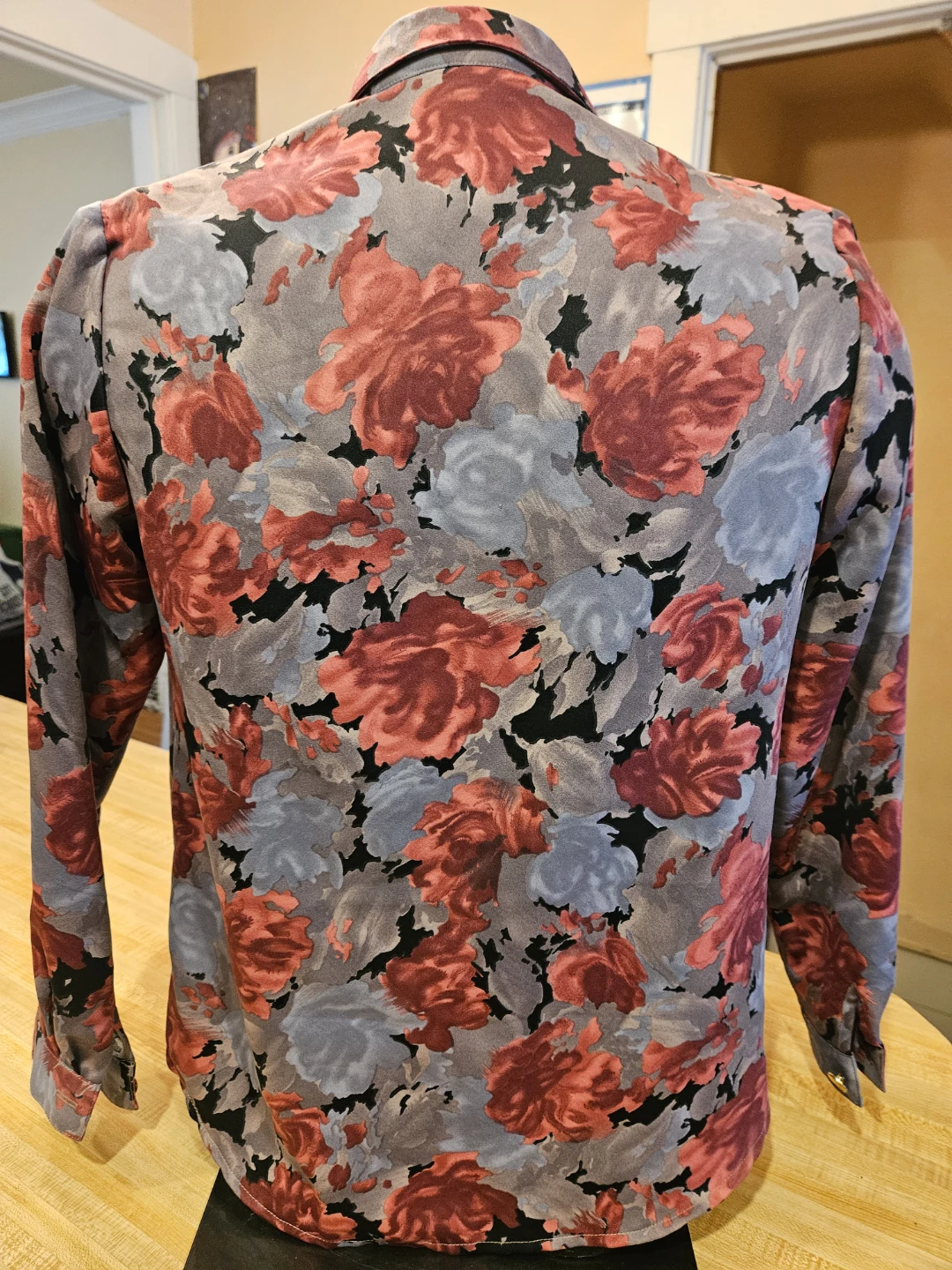 Sun Flower Floral Button-Down Shirt - Size 11 - photo 3