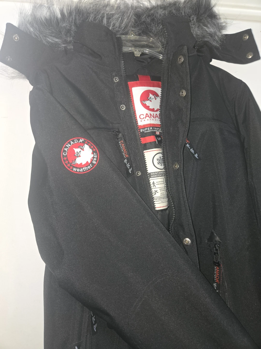 Canada Weather Gear Super Triple Goose Parka - Mens Size S - photo 3