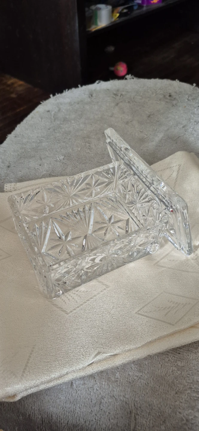 Crystal Trinket Box with Lid - photo 2