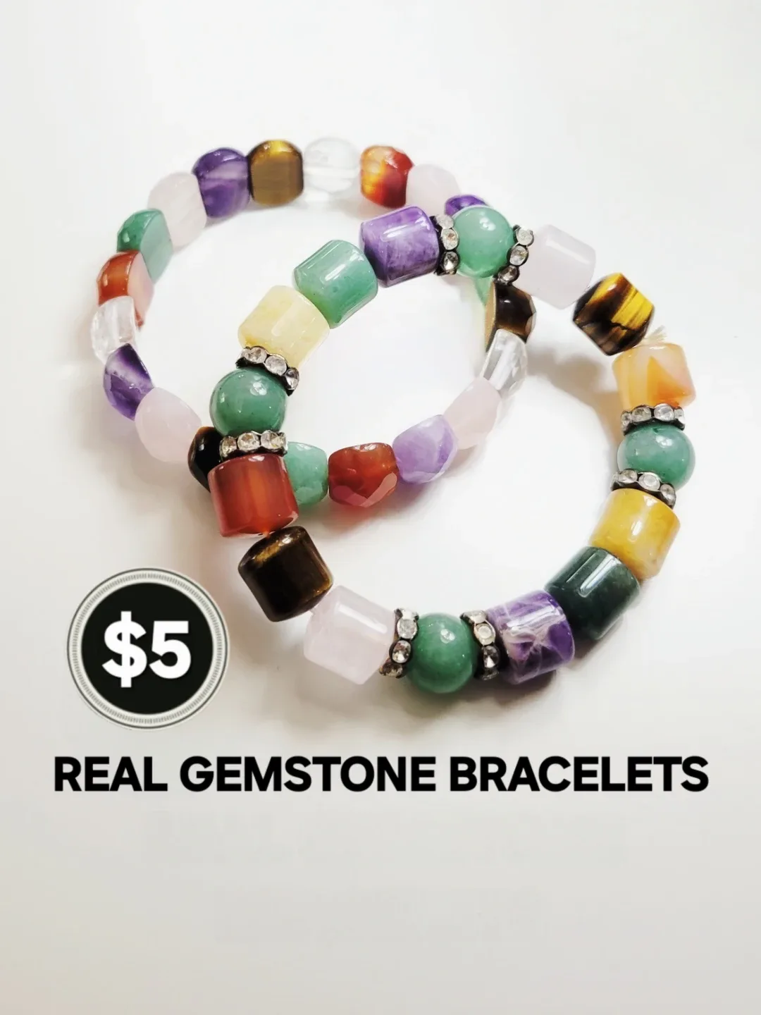 Real Gemstone Bracelets