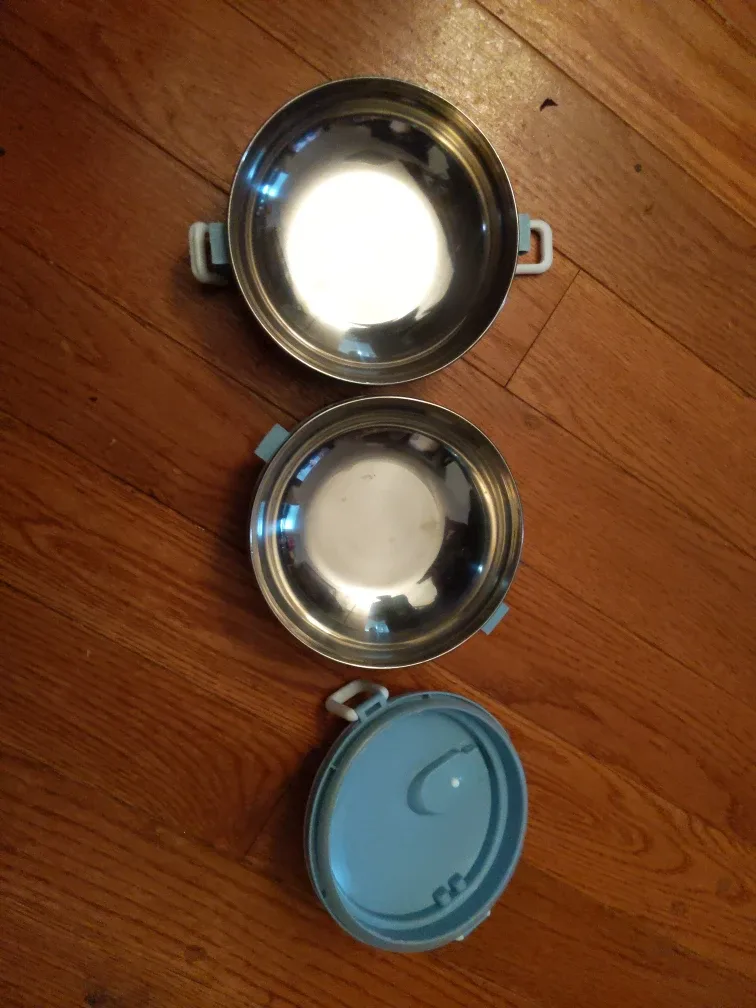 Blue Stainless Steel Lunch Box #Cleanout image indicator(4)