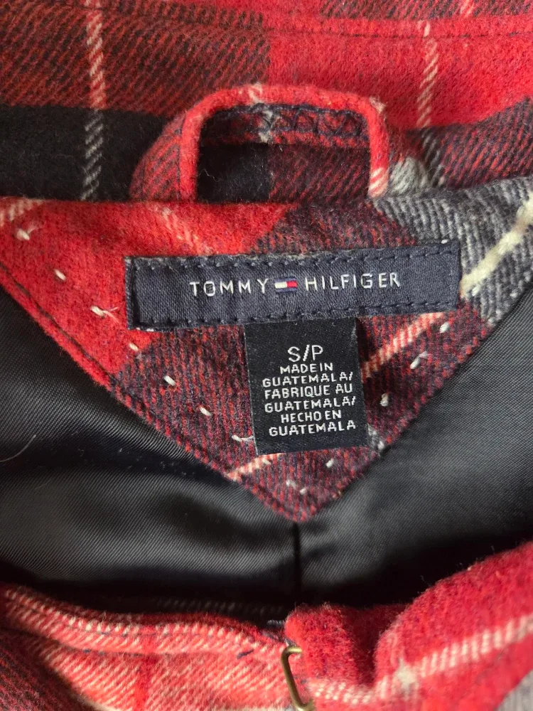Tommy Hilfiger Plaid Coat - Size S image indicator(5)