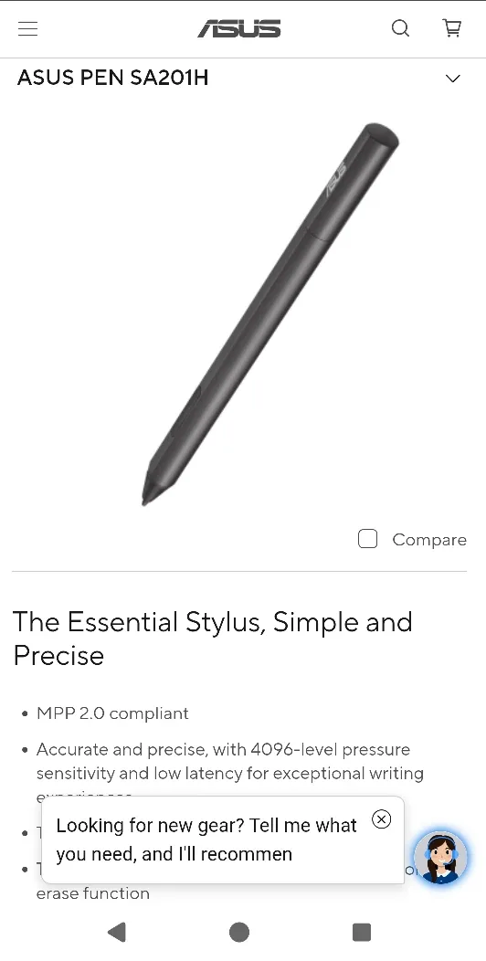 ASUS PEN SA201H Stylus - Like New!
