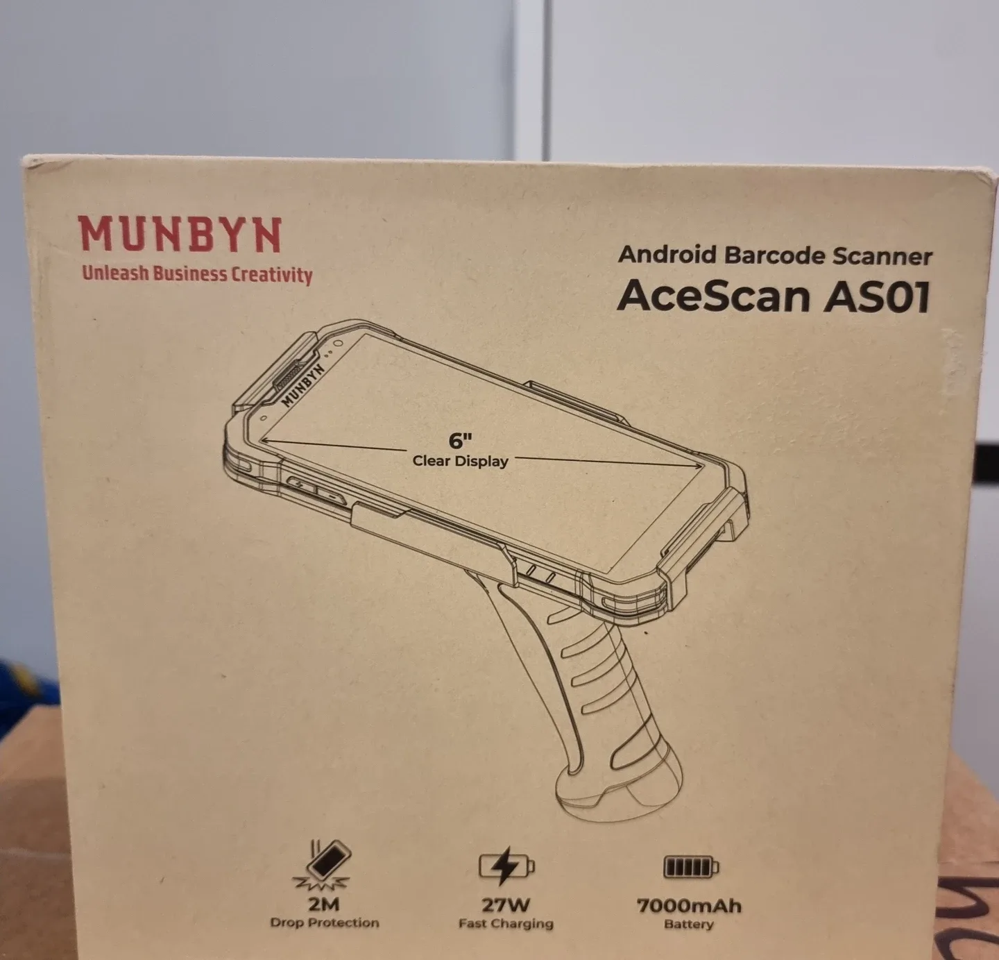 MUNBYN AceScan AS01P Android 14 Barcode Scanner image indicator(2)