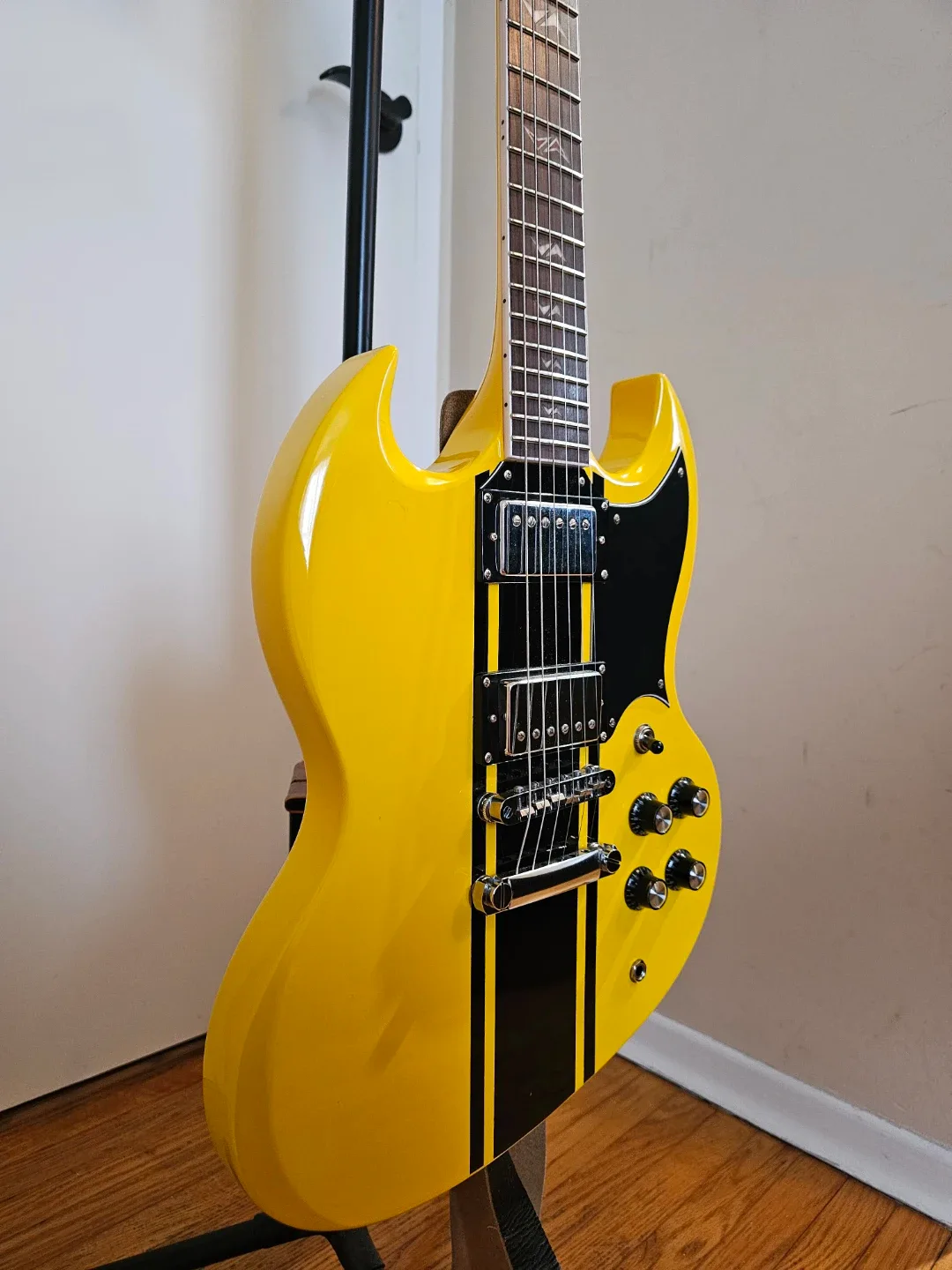 WestCreek Guitars Yellow Electric Guitar image indicator(2)