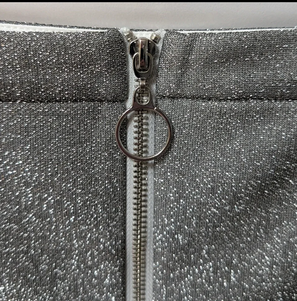 Forever 21 Silver Skirt - Size M #cleanout image indicator(3)