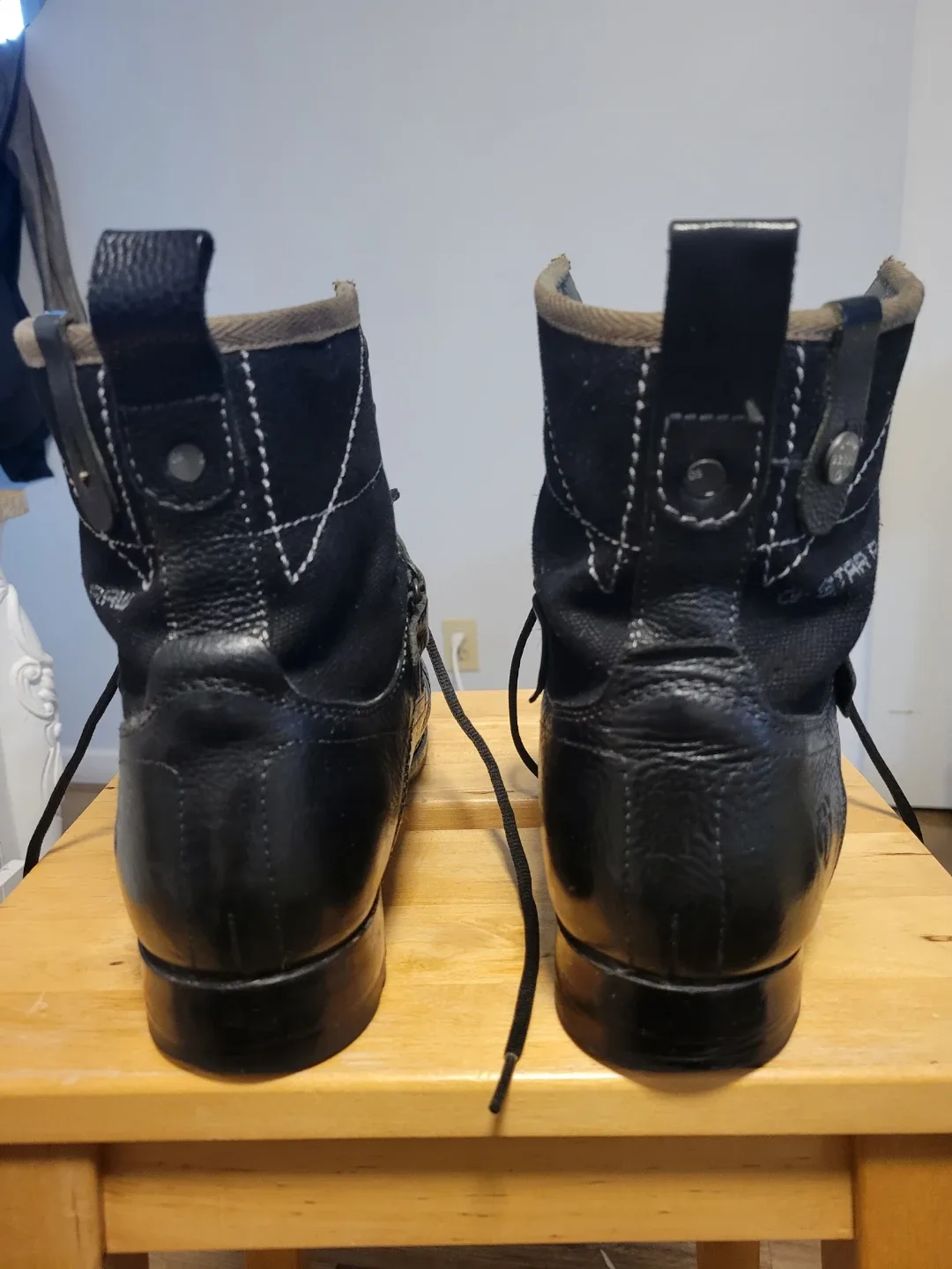 G-Star RAW Black Leather Boots image indicator(4)