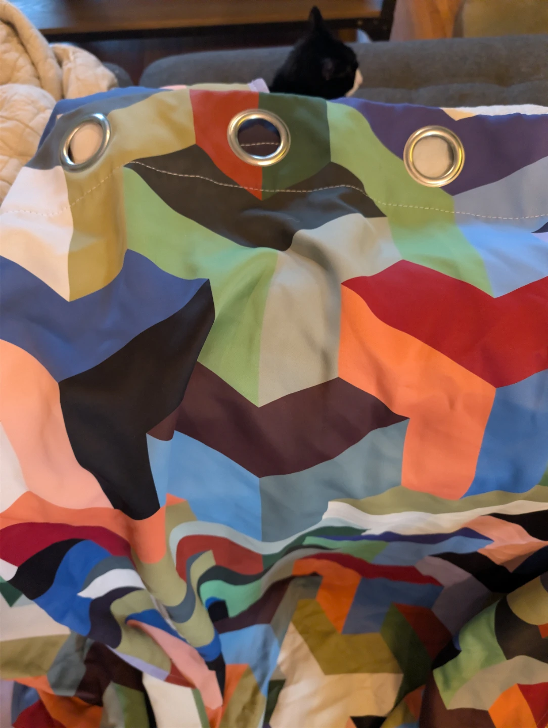 Marimekko Multicolor Print Curtain Panel - photo 2