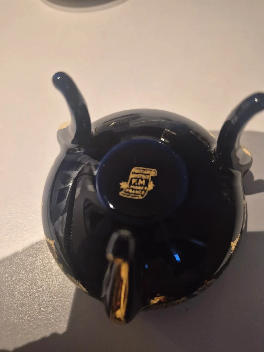 RM France Porcelain Miniature Watering Can & Bowl Set