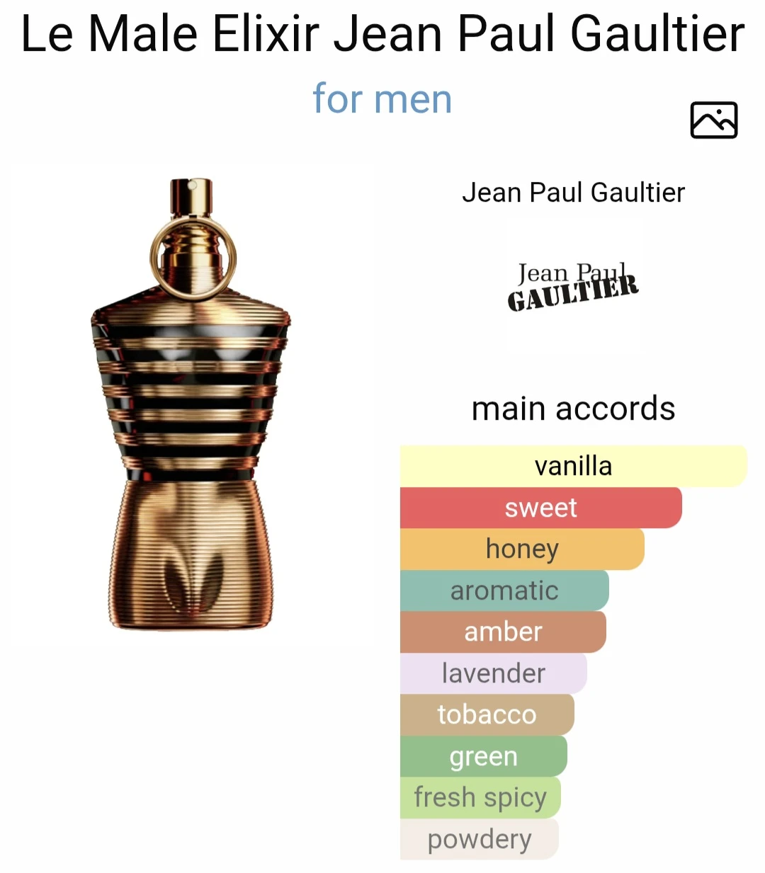 Jean Paul Gaultier Le Male Elixir 7mL - photo 4