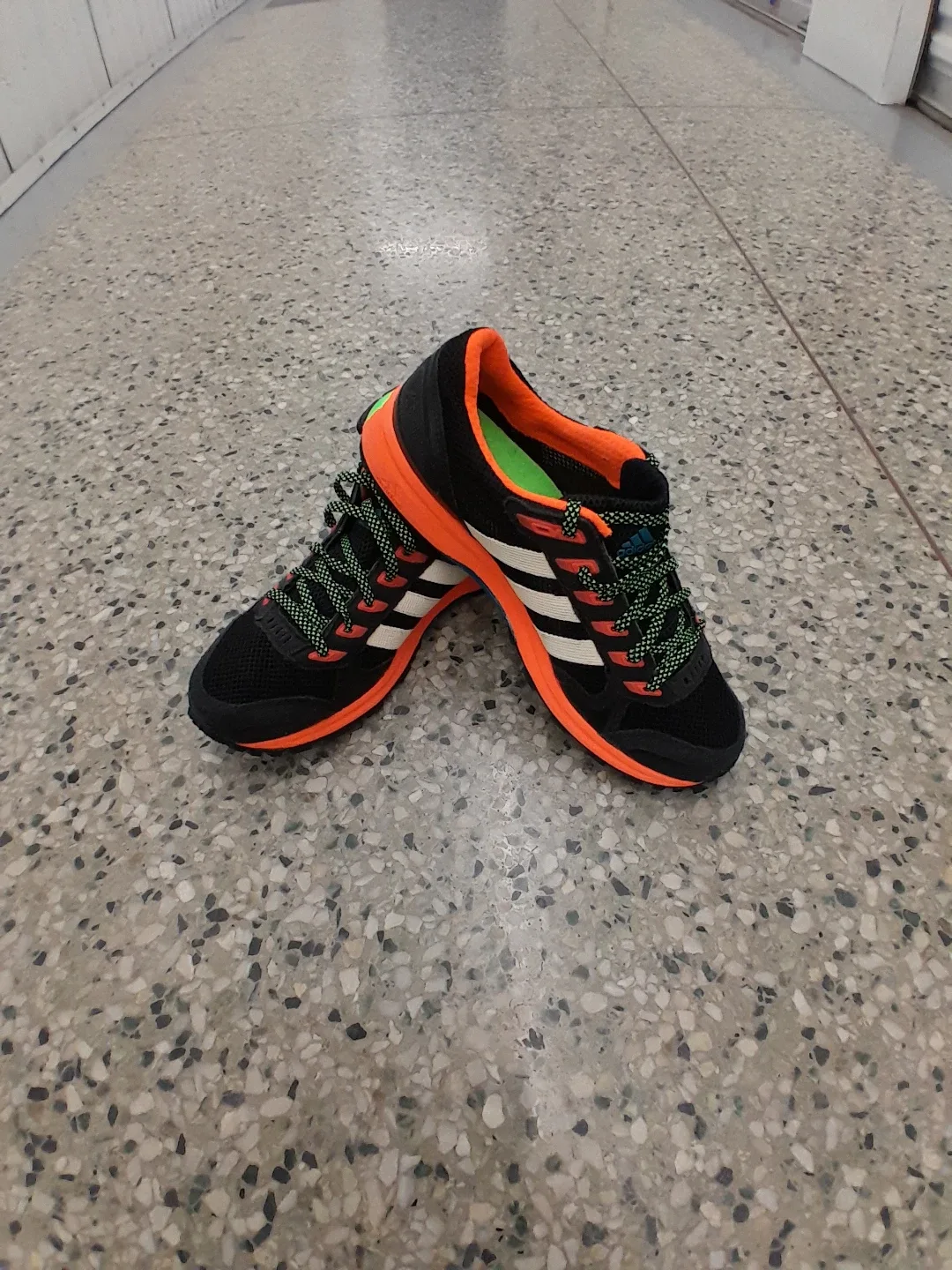 Adidas Running Shoes - Black/Orange Men's Size 8