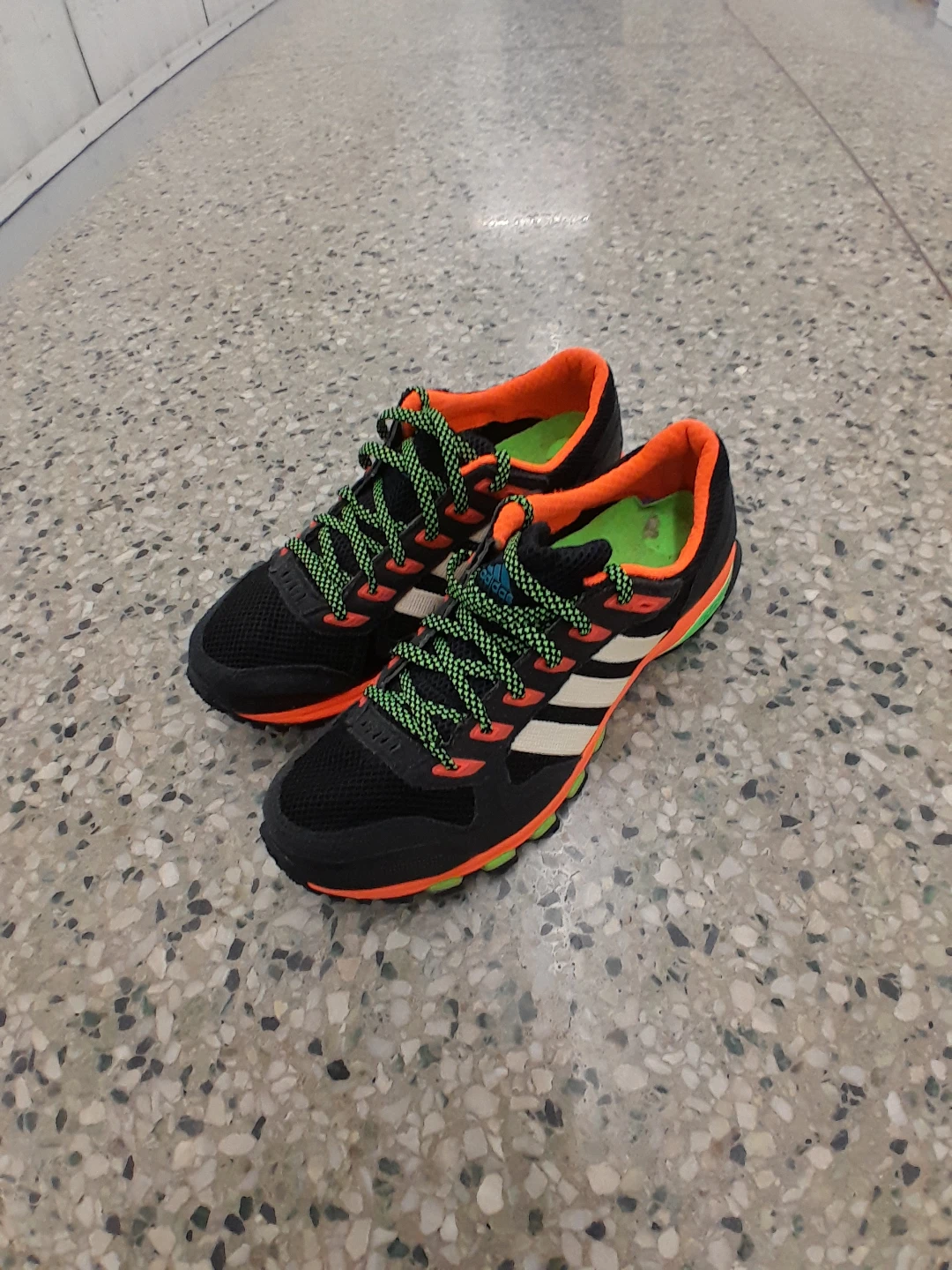 Adidas Running Shoes - Black/Orange Men's Size 8 - photo 3
