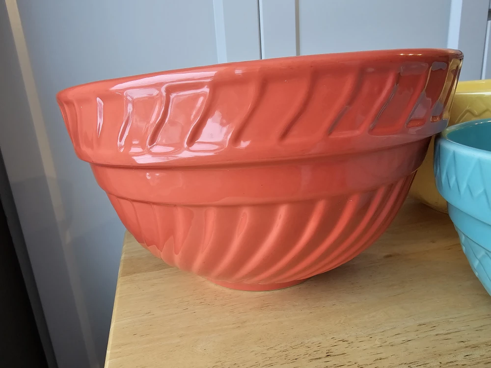 Nesting Ceramic Mixing Bowls - Set of 3 #Cleanout - photo 4