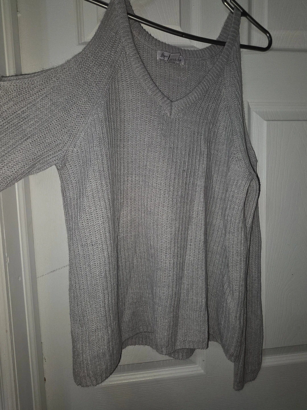 Love & Liberty Grey Knit Sweater - Size M
