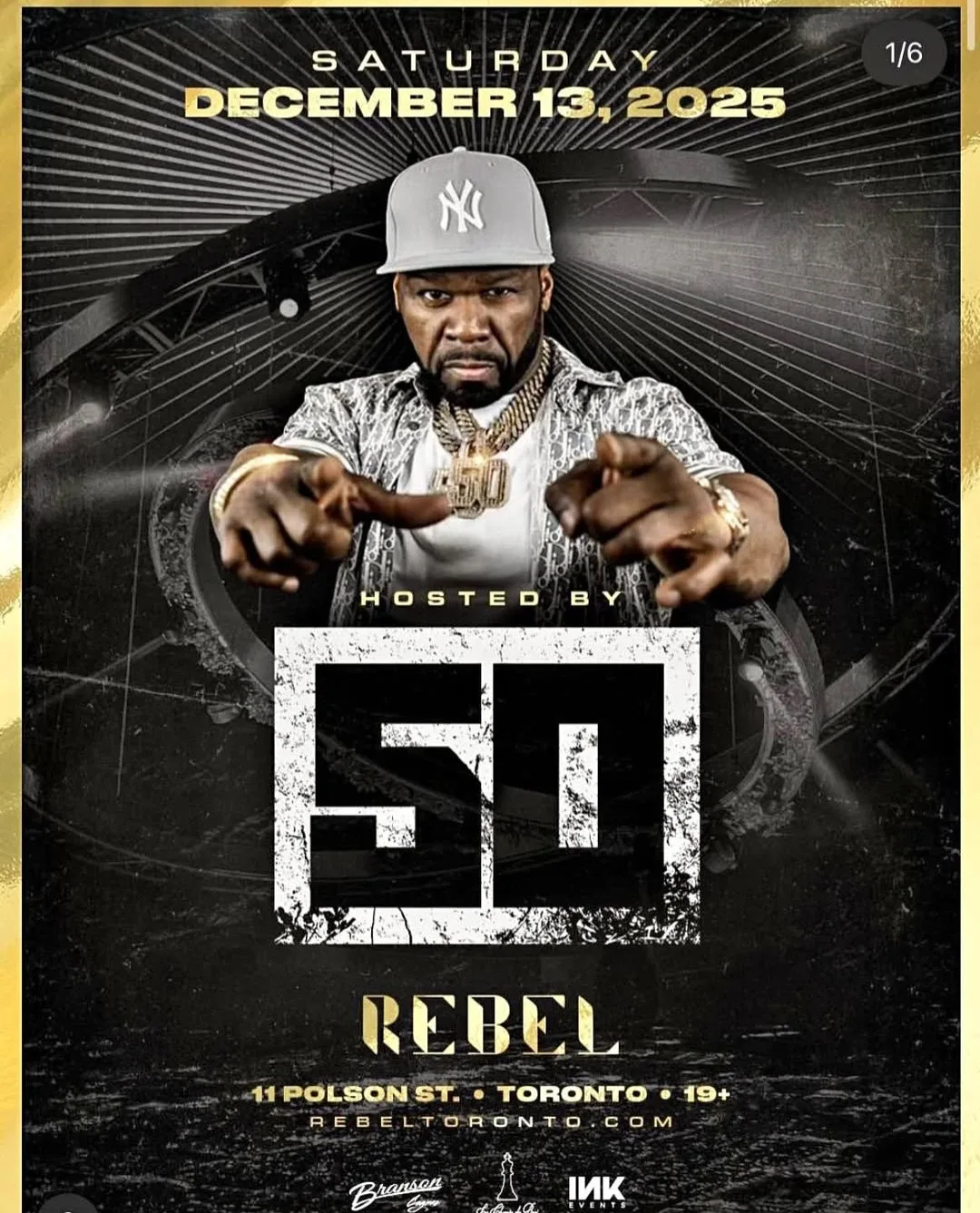 50 Cent Rebel Toronto Tickets - Dec 13, 2025