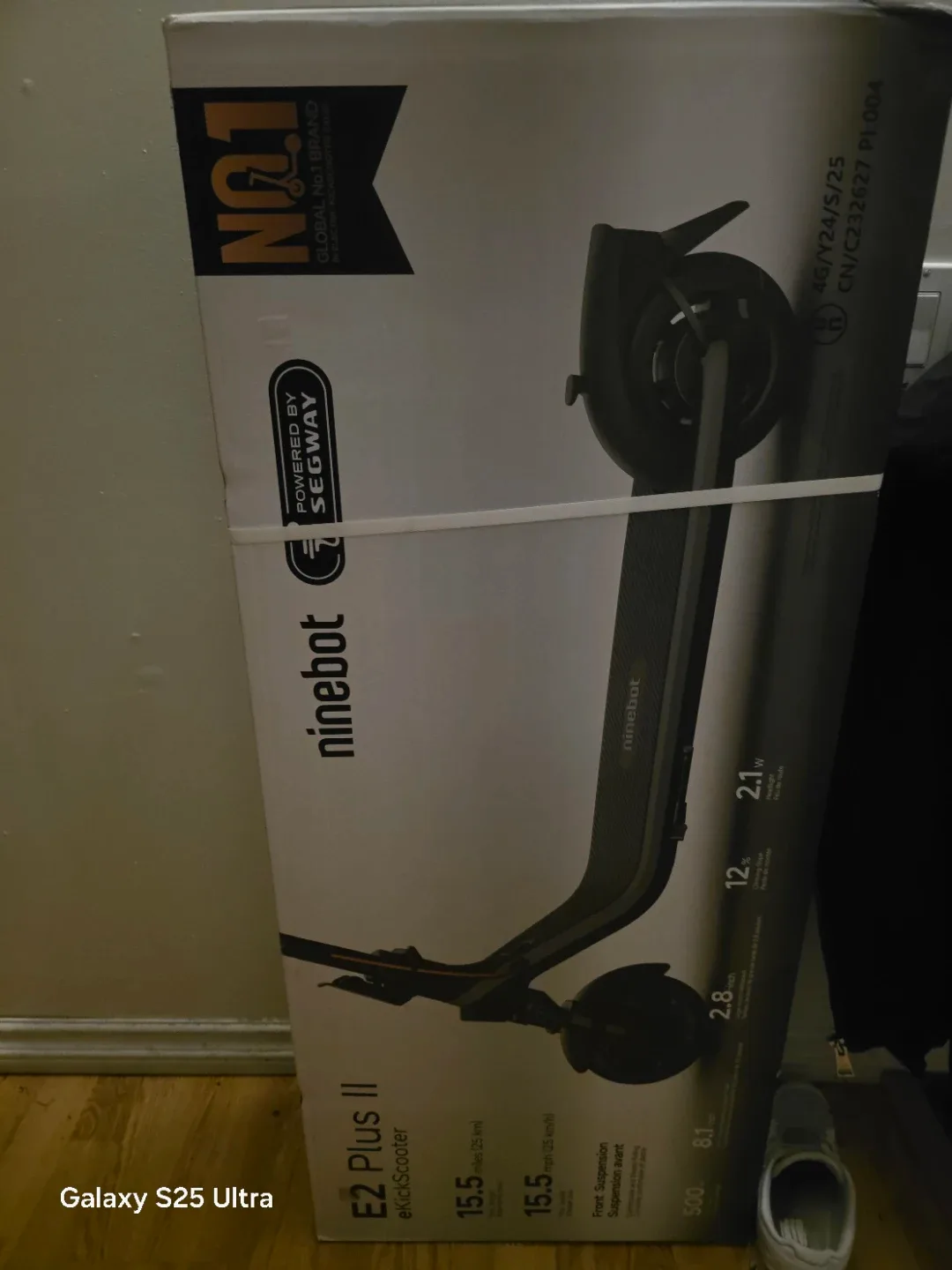 Ninebot E2 Plus II eKickScooter new in a box sealed