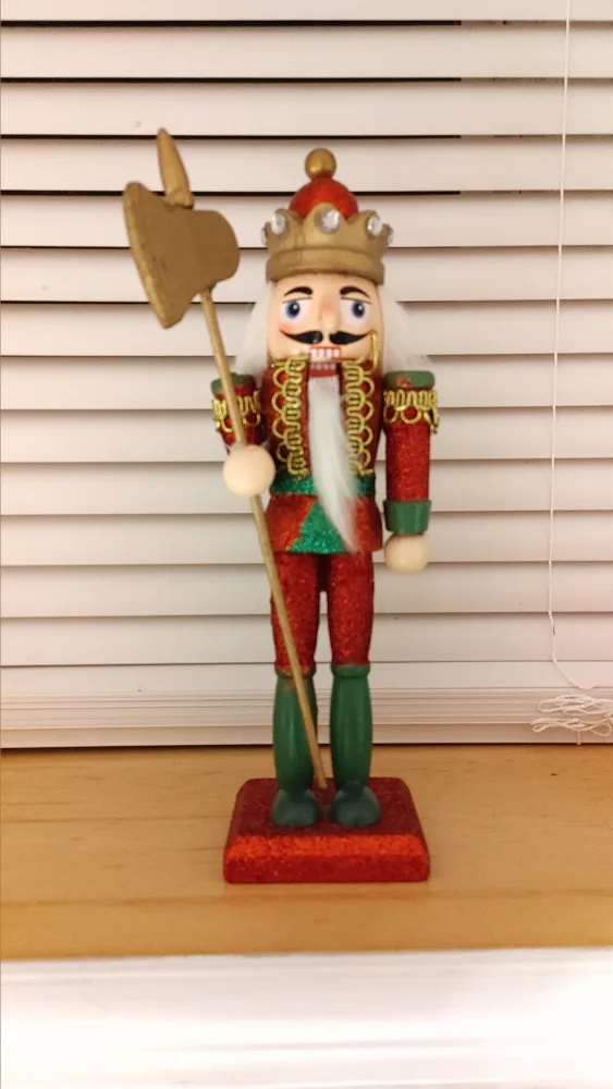 Red Nutcracker Figurine
