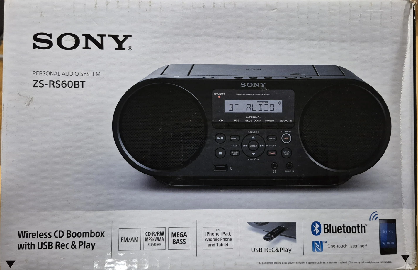 Sony ZS-RS60BT Personal Audio System