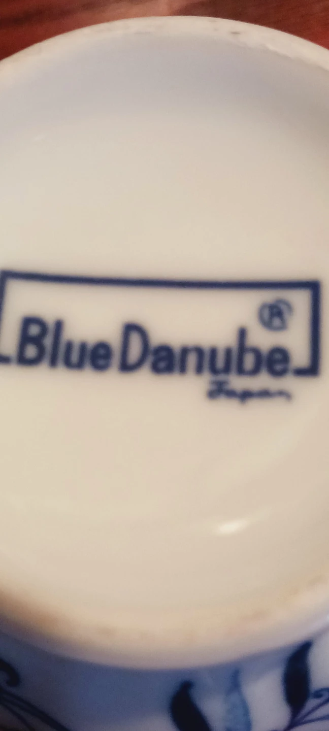 BLUE DANUBE JAPAN FINE PORCELAIN CREAMER & SUGAR BOWL - photo 5