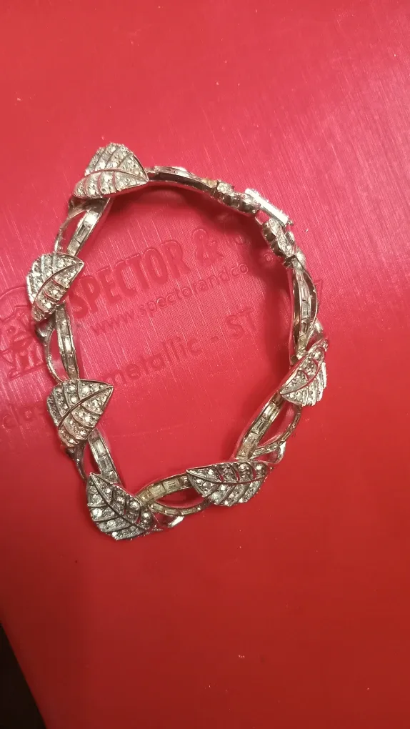 Vintage Spector & Co. Rhinestone Bracelet image indicator(2)