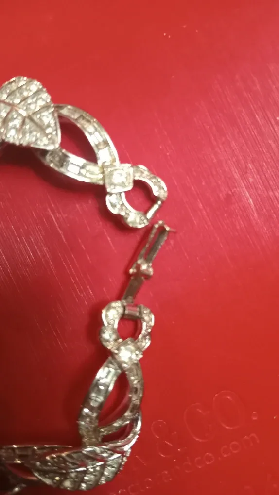 Vintage Spector & Co. Rhinestone Bracelet image indicator(3)