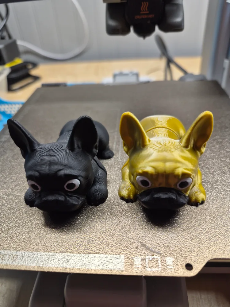 3D Printed French Bulldog articulated pocket pal