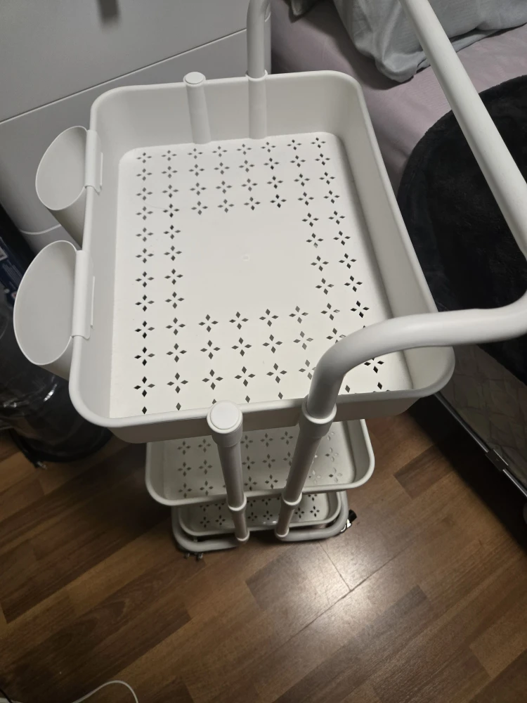 3-tier white trolley - photo 2
