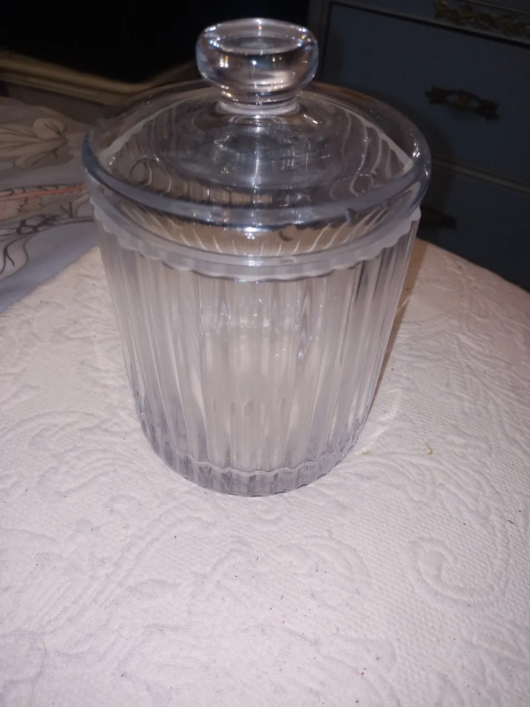Handmade Glass Jar With Lid - Made In Poland