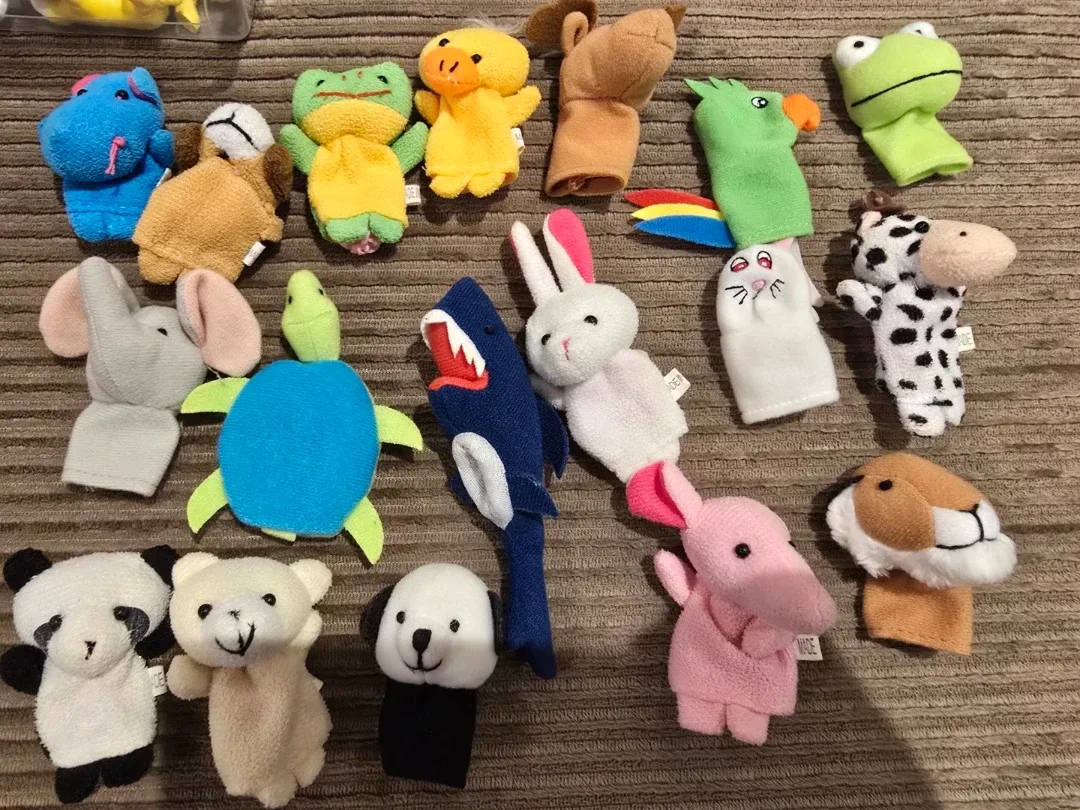 Animal Finger Puppets & Wooden Animal Toys