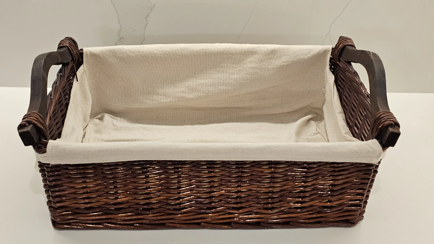 Wicker Storage Baskets with Handles - photo 4
