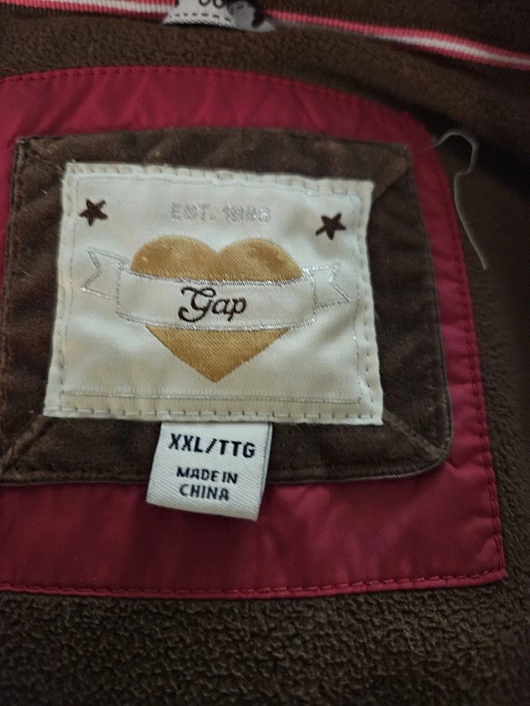 Gap Brown Puffer Jacket XXL - photo 3