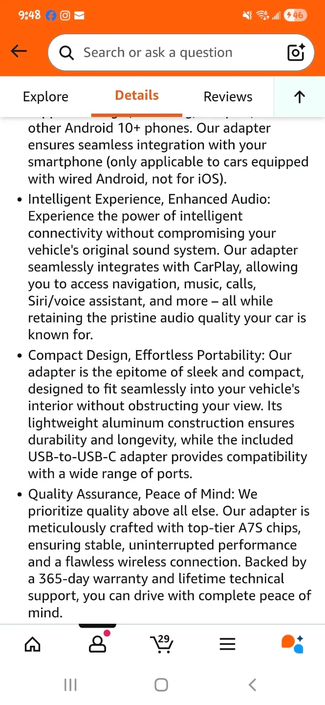 Android Auto Wireless Adapter image indicator(4)