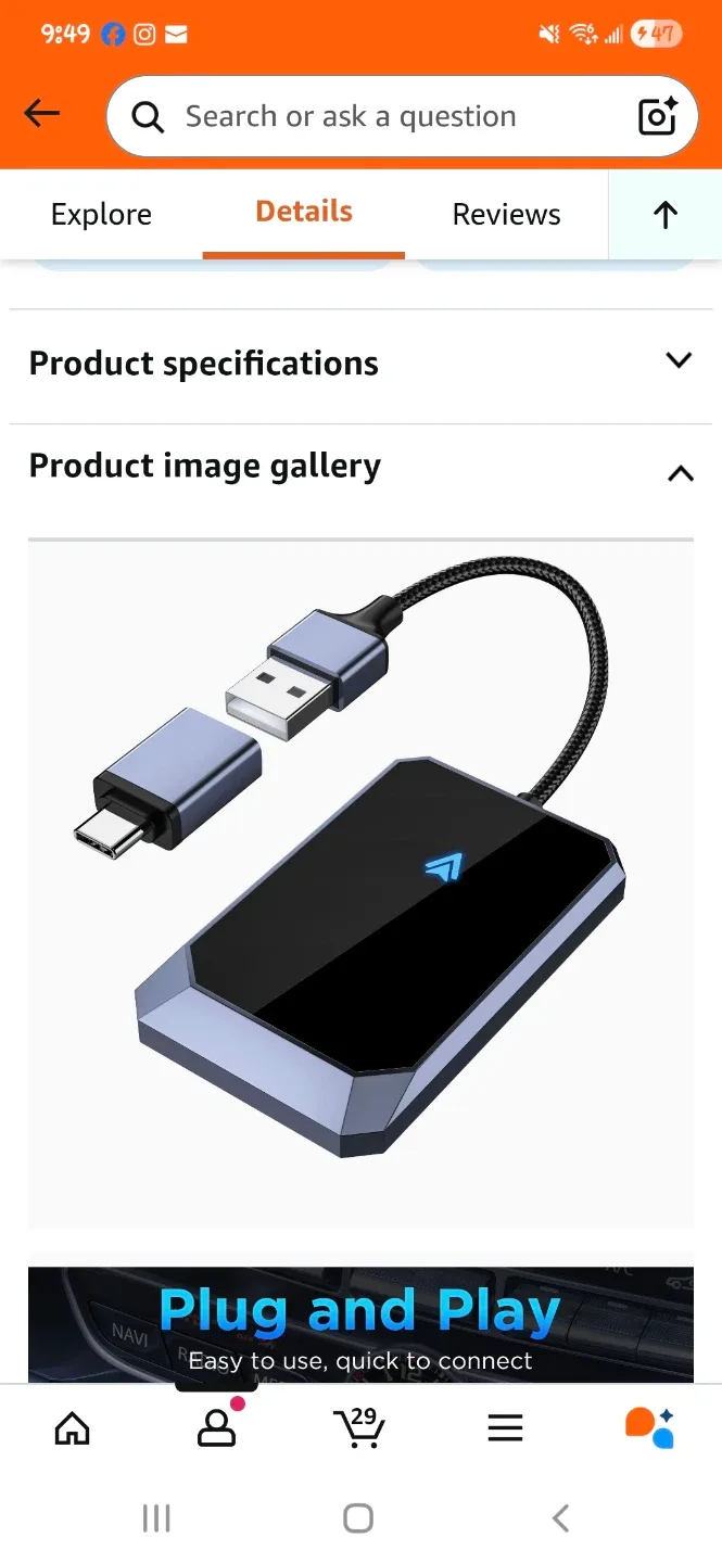 Android Auto Wireless Adapter image indicator(5)