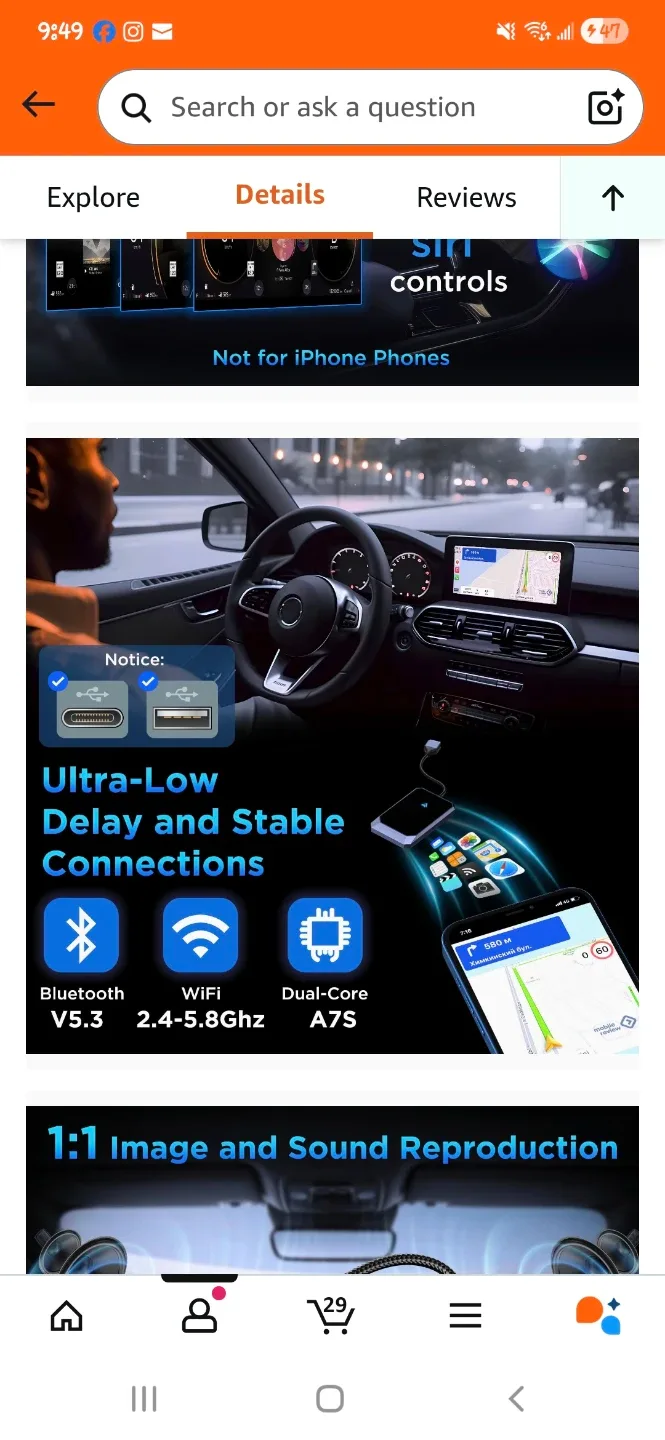 Android Auto Wireless Adapter image indicator(9)