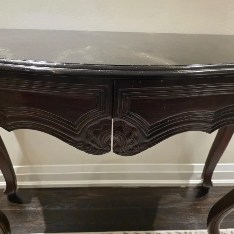 Dark Wood Console Table image indicator(3)